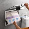 Cmaos Wall-Mounted Stainless Steel 2-in-1 Tissue Dispenser