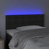 Maison Exclusive - Tête de lit à LED Noir 100x5x78/88 cm Similicuir