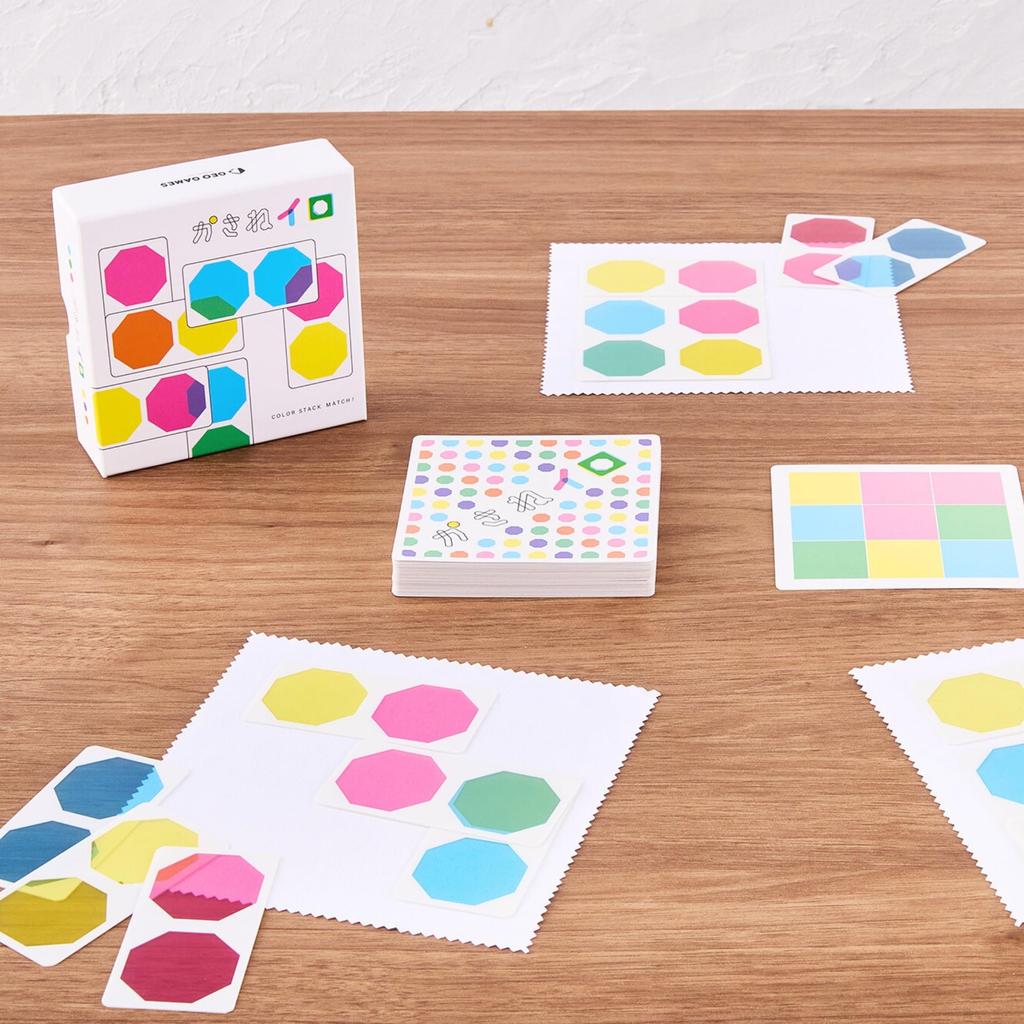 Kasane Iro GEO GAMES Geogames Card Game Board Game For Ages 5 and Up