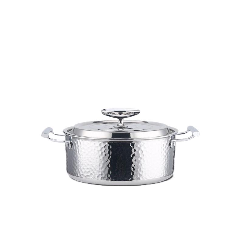 304 Stainless Steel Three-Layer Saucepan