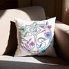 Tomorrowland Pillow Case Antidustmite Pillowcase Invisible zipper silky short plush Sofa cushion cover