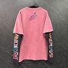 Plus Size Sweet Embroidered Rabbit Long Sleeve Two-Piece T-Shirt