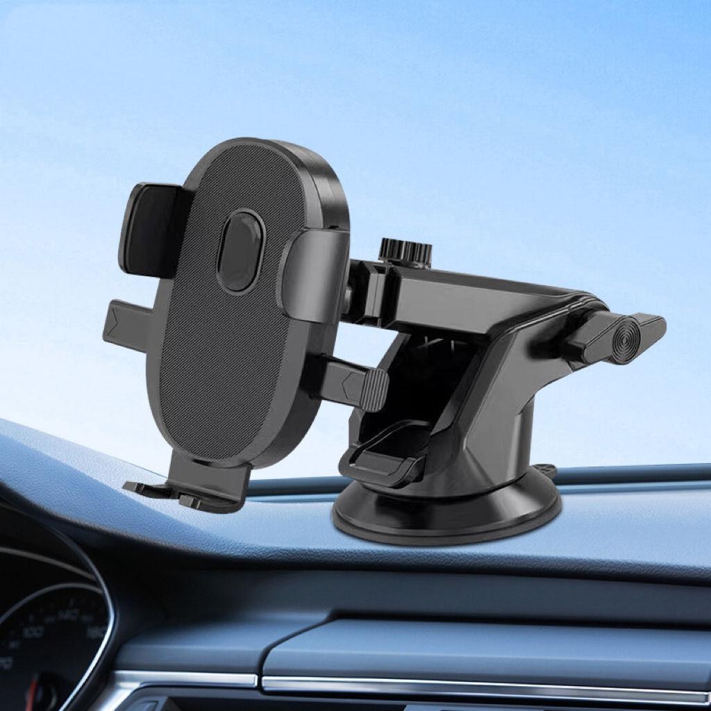 2-in-1 Universal Adjustable Mobile Phone Holder With Suction Cup Car Air Vent Mount Dashboard Car Phone Holder