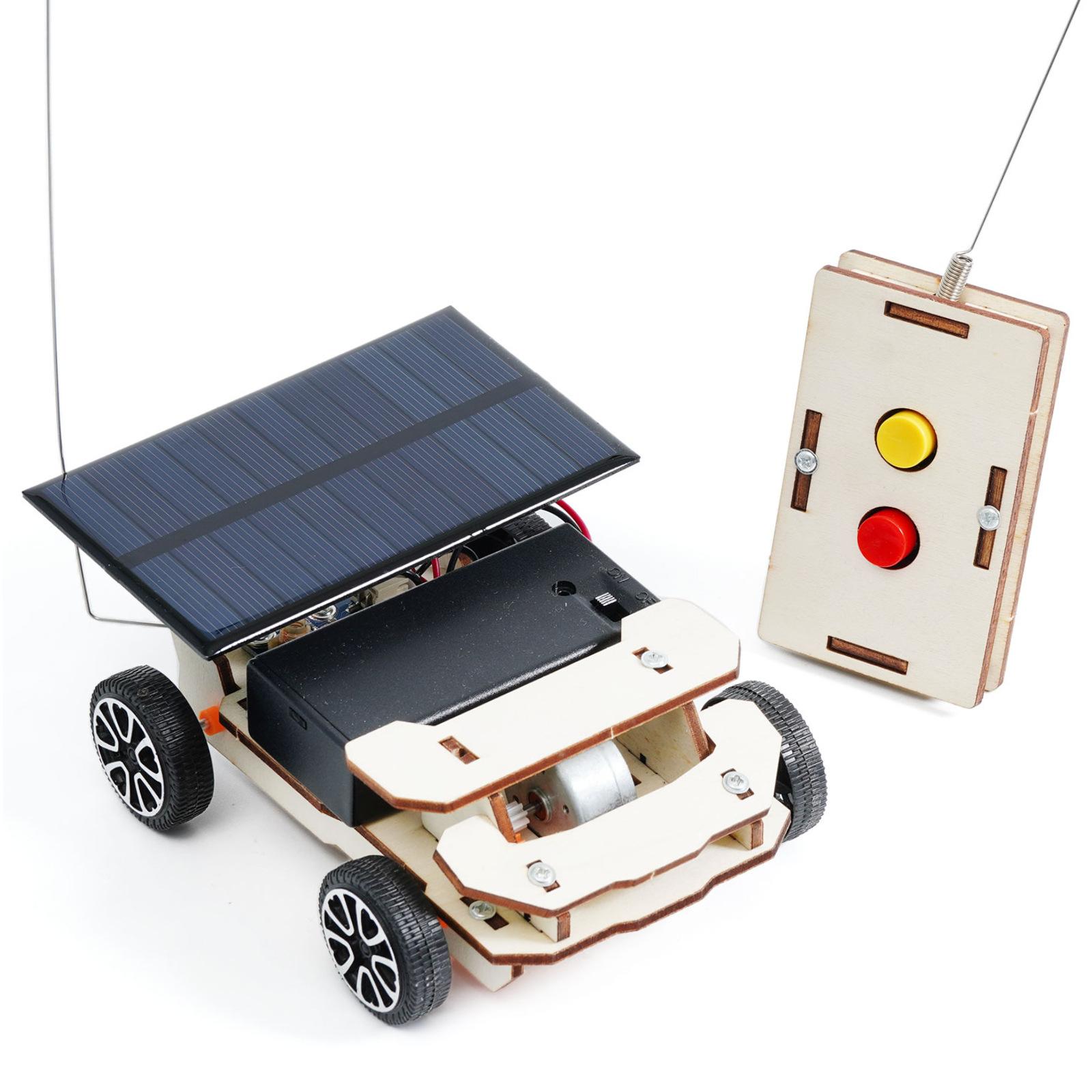 DIY Fernbedienbares Solar-Auto-Modell Technologia Wissenschaftsspielzeug Physikalisches Experimentierwerkzeug STEM-Kit Lern-Pädagogisch Kinder Lehrmittel Y5361YY-