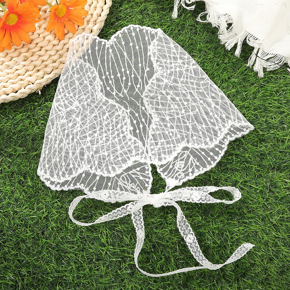 Mesh Lace Hair Scarf Headbands for Women French Style Hair Band Turban Bandana Headwarp Fashion Hair Accessories