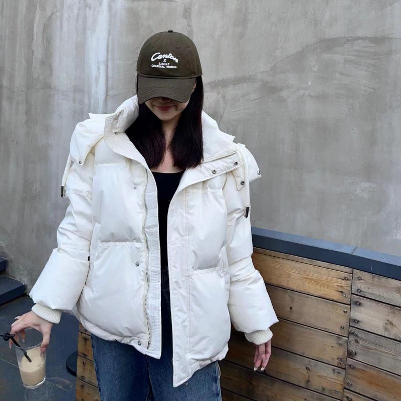 Geacă nouă de puf pentru femei, geacă de iarnă largă din bumbac, versiune coreeană casual, îngroșată, geacă de bumbac cu design versatil