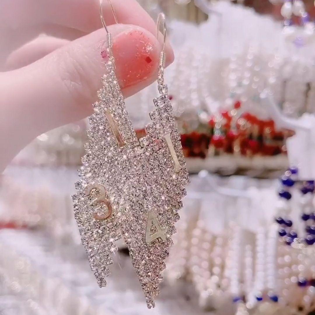 

Модные длинные серьги-подвески 2021: Крючки из серебра 925 пробы, Преувеличенный европейский и американский стиль, Темпераментный дизайн серебряный