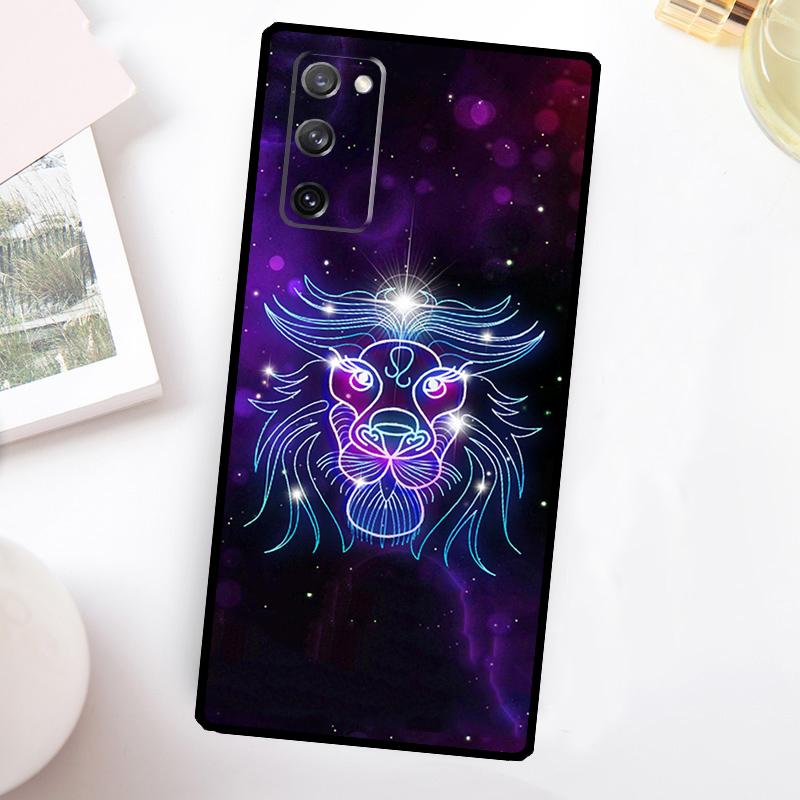 Zodiac Signs Case For Samsung Galaxy S22 S23 S24 Ultra Plus Note 10 20 S8 S9 S10 S20 FE S21 FE Cover