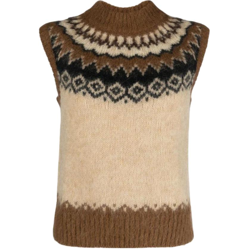 

Polo Ralph Lauren FW23 Цветной узор без рукавов свитер женский свитер многоцветный 211916184-001 XL