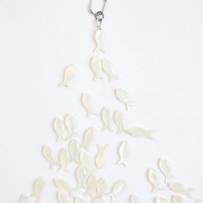 Nacre Fish Charm