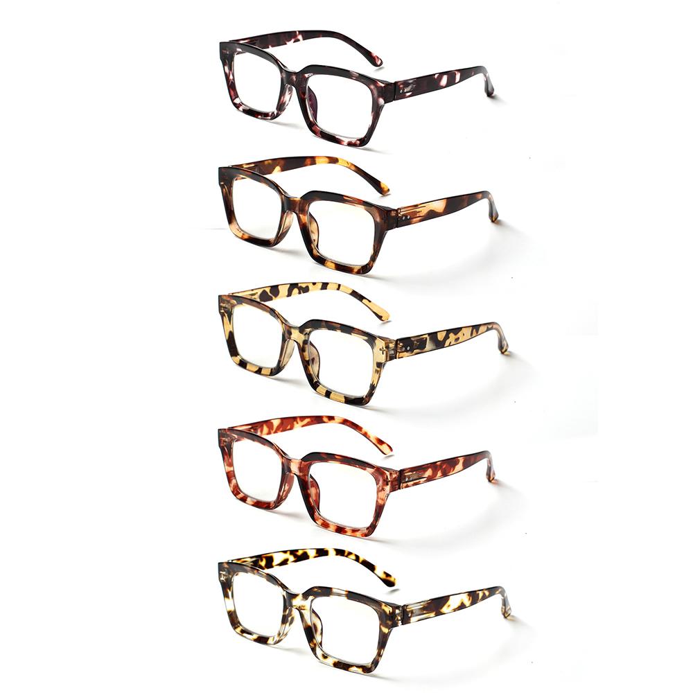 Turezing Reading Glasses for Men Women Fashion HD Lens Spring Hinge Presbyopic Eyeglasses Lightweight Comfortable