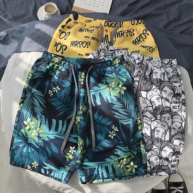 

K167 Summer Casual Men s Korean Style Loose Beach Shorts 2XL