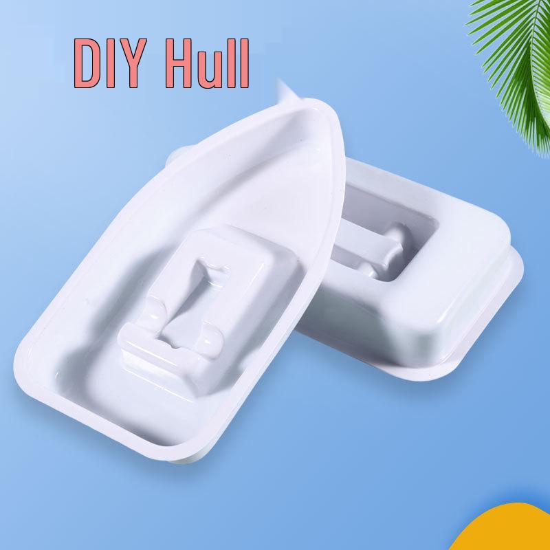 DIY Paddle Wheel Boat Kit: Educational Toy Accessories for Kids Science and Technology Projects, Steamship Hull Material Package. See Packaging