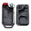 Youbba Voor Autosleutel Shell 1 Knop Flip Klap Afstandsbediening Cover Vervanging Sleutelhouder Voor B200 A160 W124 W202 W210