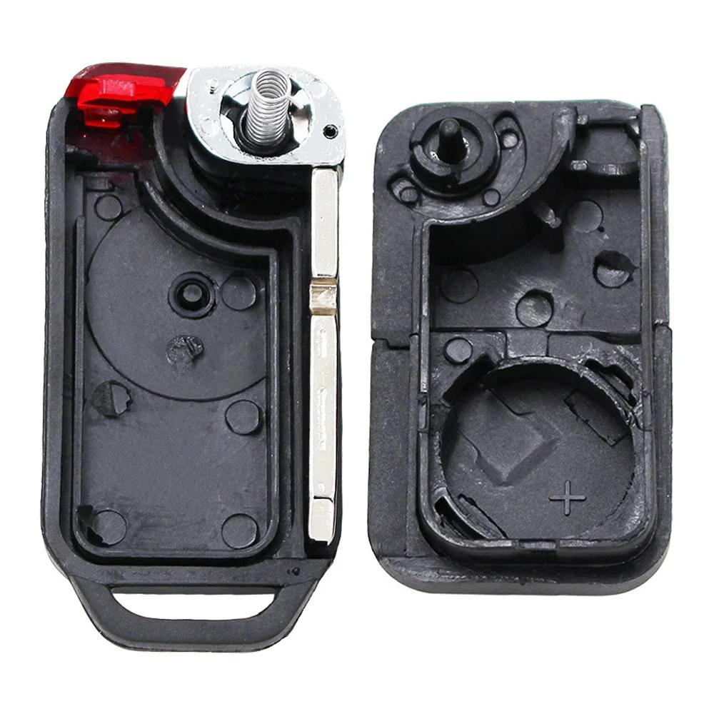 Youbba Voor Autosleutel Shell 1 Knop Flip Klap Afstandsbediening Cover Vervanging Sleutelhouder Voor B200 A160 W124 W202 W210