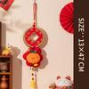 Year of Horse Hanging Ornament with Tassel Chinese New Year 2026 Door Hanging Ornaments Spring Festival Party Pendant