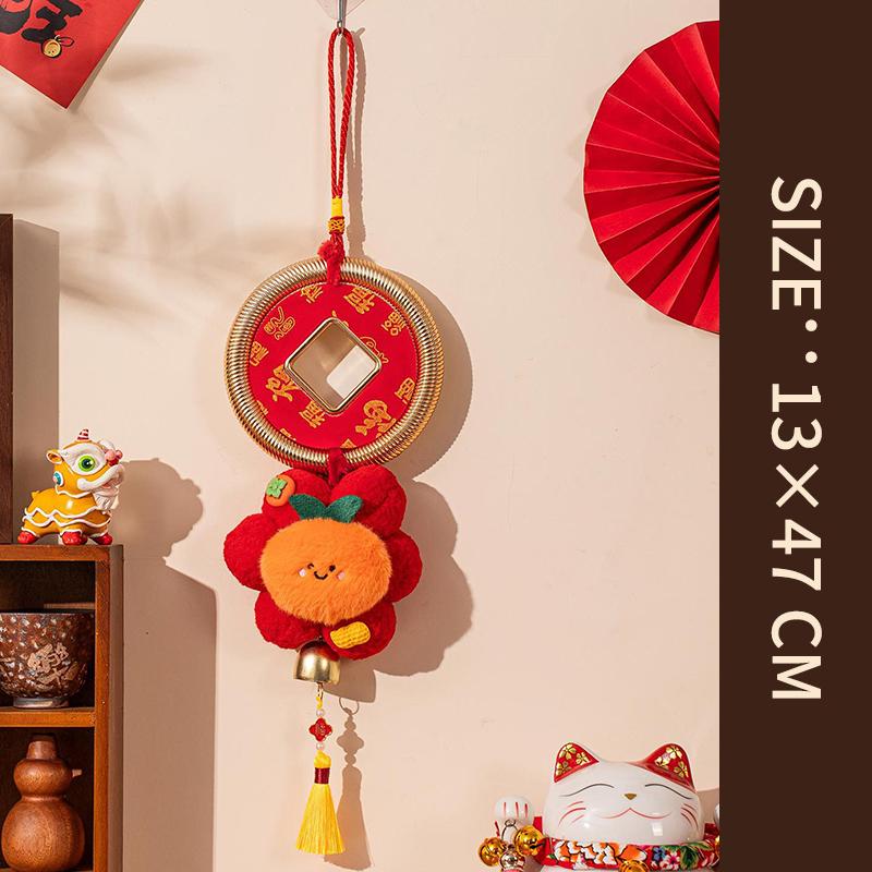 Year of Horse Hanging Ornament with Tassel Chinese New Year 2026 Door Hanging Ornaments Spring Festival Party Pendant