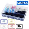 50-1200PCS Waterproof Solder Seal Wire Connectors Heat Shrink Butt Crimp Terminals Electrical Cable Splice for Automotive Marine