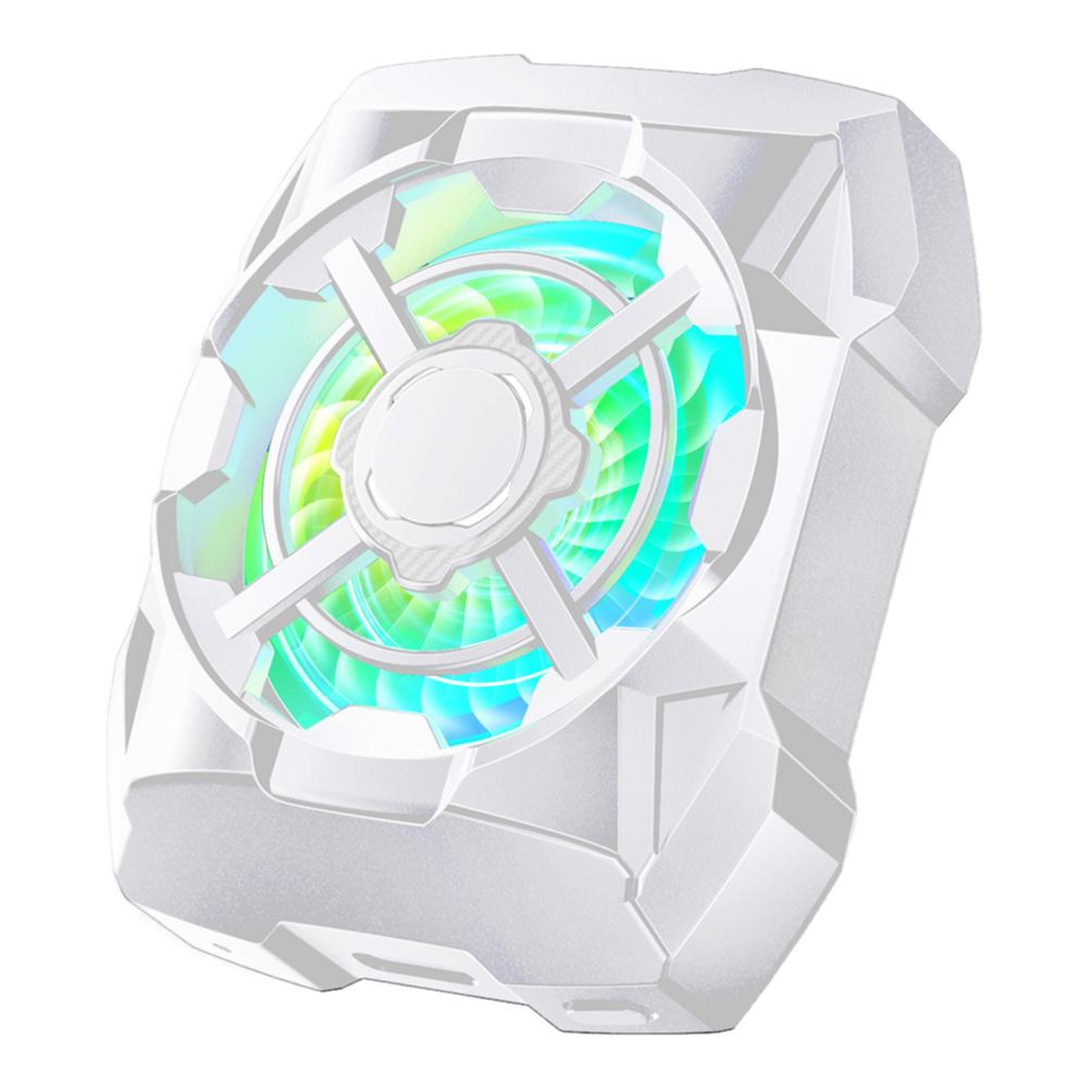 

Phone Cooler with Blue Light 3 Speeds Adjustable Phone Cooling Fan Silent for Playing Games Watching Videos Phone Heat Sink