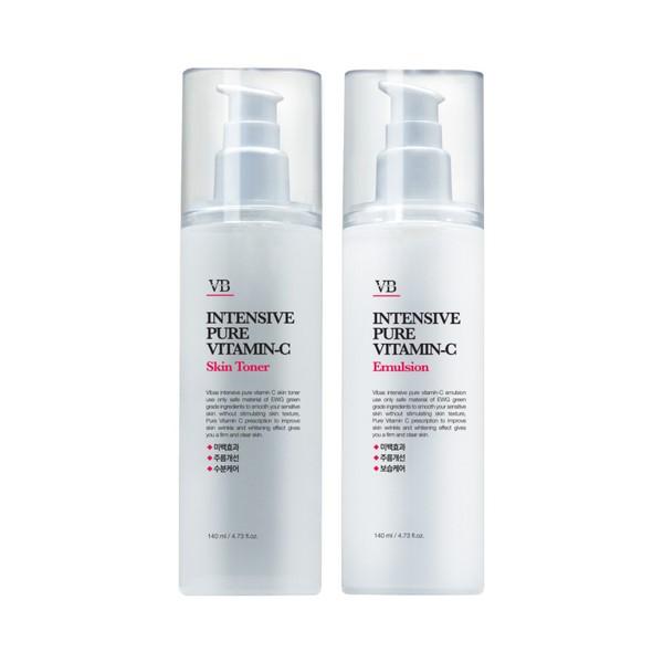 

Vivas Intensive Pure Vitamin C Skin Toner 140ml + Emulsion 140ml Set