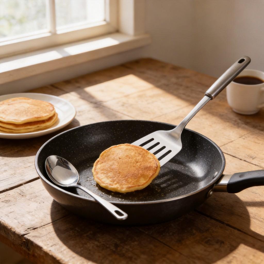 Stainless Steel Cooking Spatula And Soup Ladle With Hightemperature Resistance For Kitchen Use