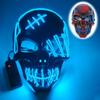 Halloween Mask Flashing Cosplay LED Vendetta Mask Anonymous Mask Halloween Christmas Party Gift for Adult Kids Film Cosplay Mask