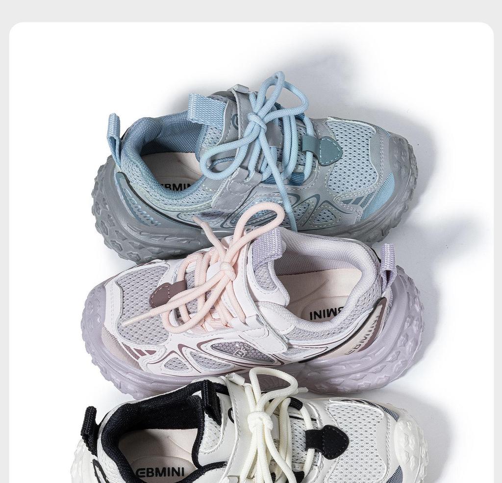 Yingbeimini 2026 Spring Kids' Sports Shoes - Shock Absorbing Boys' Sneakers & Casual Girls' Running Shoes