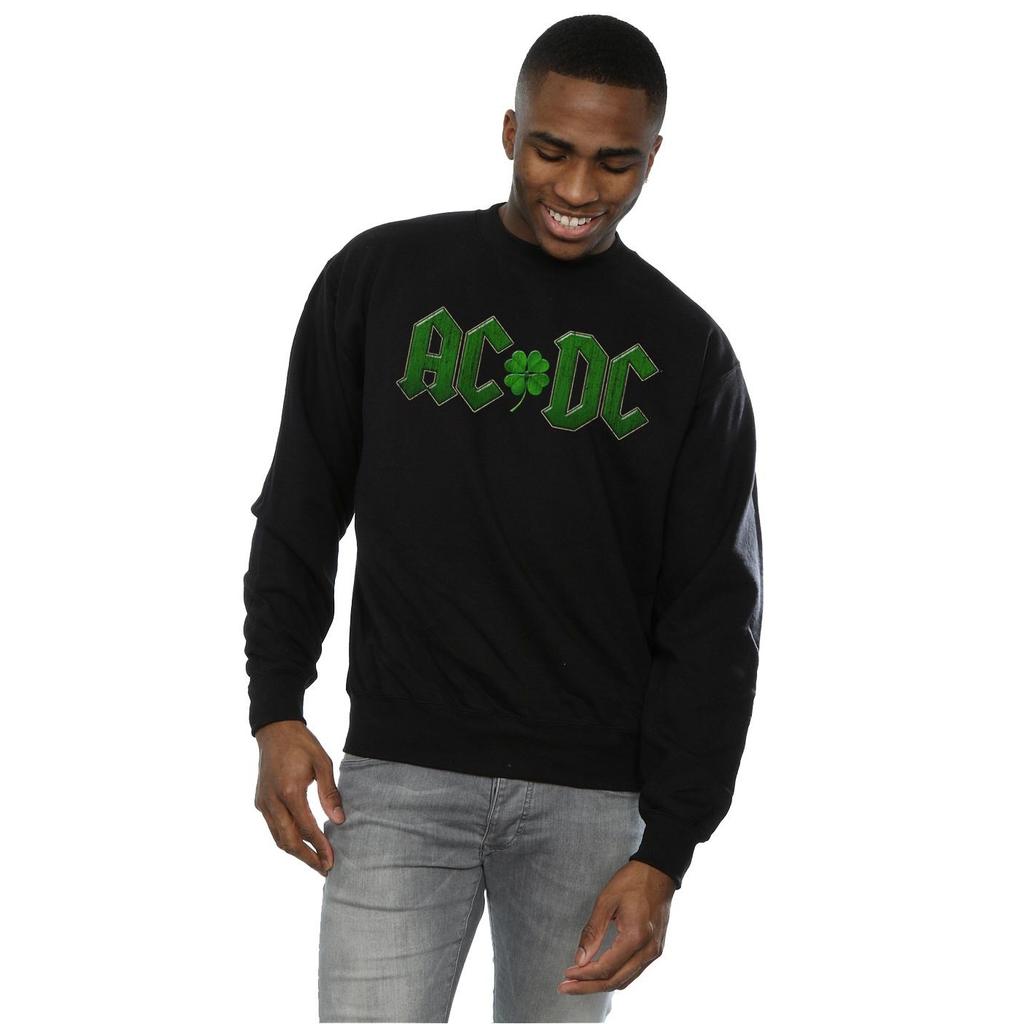 AC/DC Mens Shamrock Logo Sweatshirt