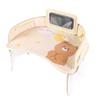 Kids Travel Tray Car Seat Activity and Play Tray Organizer for Children and Toddlers Lap Desk with Tablet Phone Holder Foldable