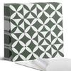 PVC Tiles With A Motif Easy Decoration For Dining Room Geometric Checkerboard Pattern 9x30x30 Cm
