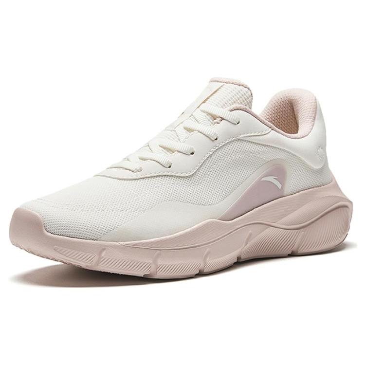 Anta Cushioning Slip Resistant Abrasion Resistant Low Top Training Shoes Women's White Gray 922347792-2