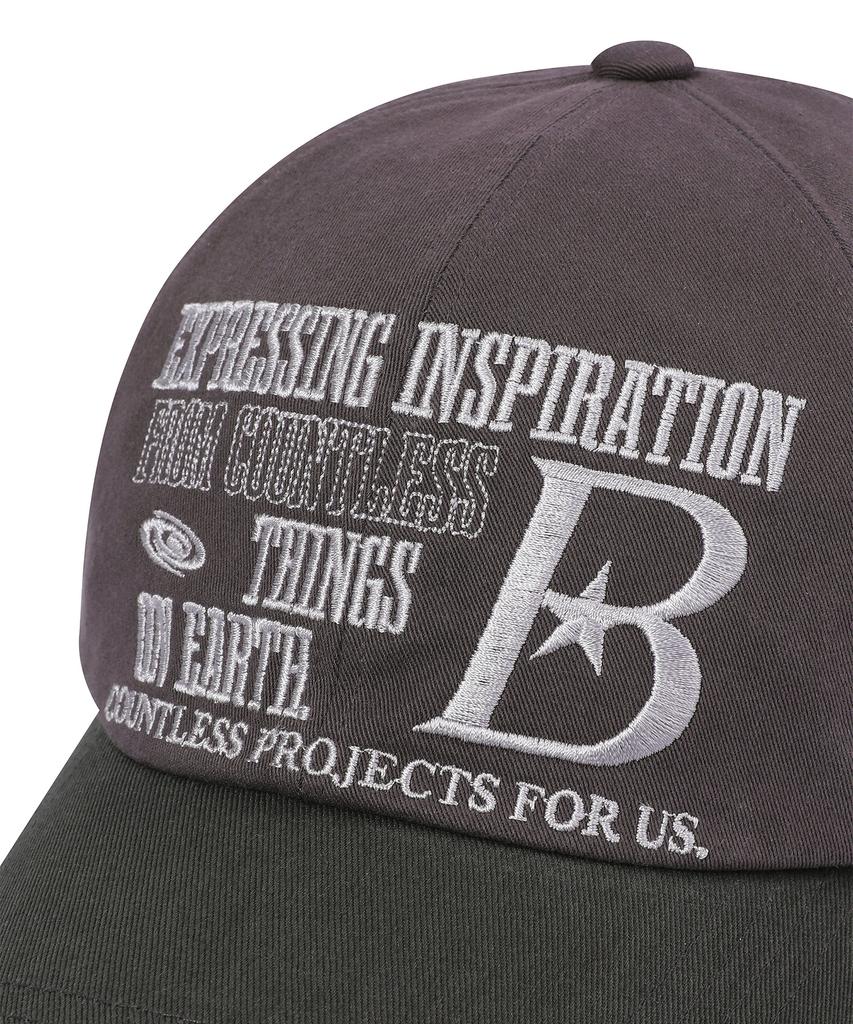 BAUF B Logo Ball Cap [Vintage Purple]