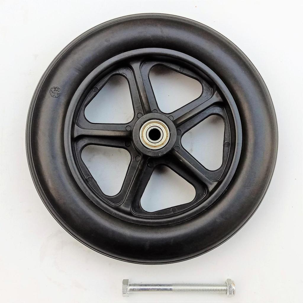 Universal Silent Elastic Wheel for Disabled and Elderly Wheelchairs