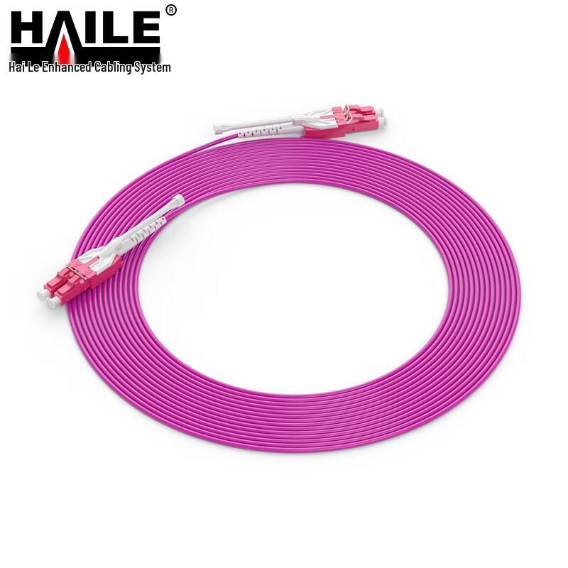 HAILE LC-LC OM4 10 Gigabit Multimode Fiber Optic Patch Cable