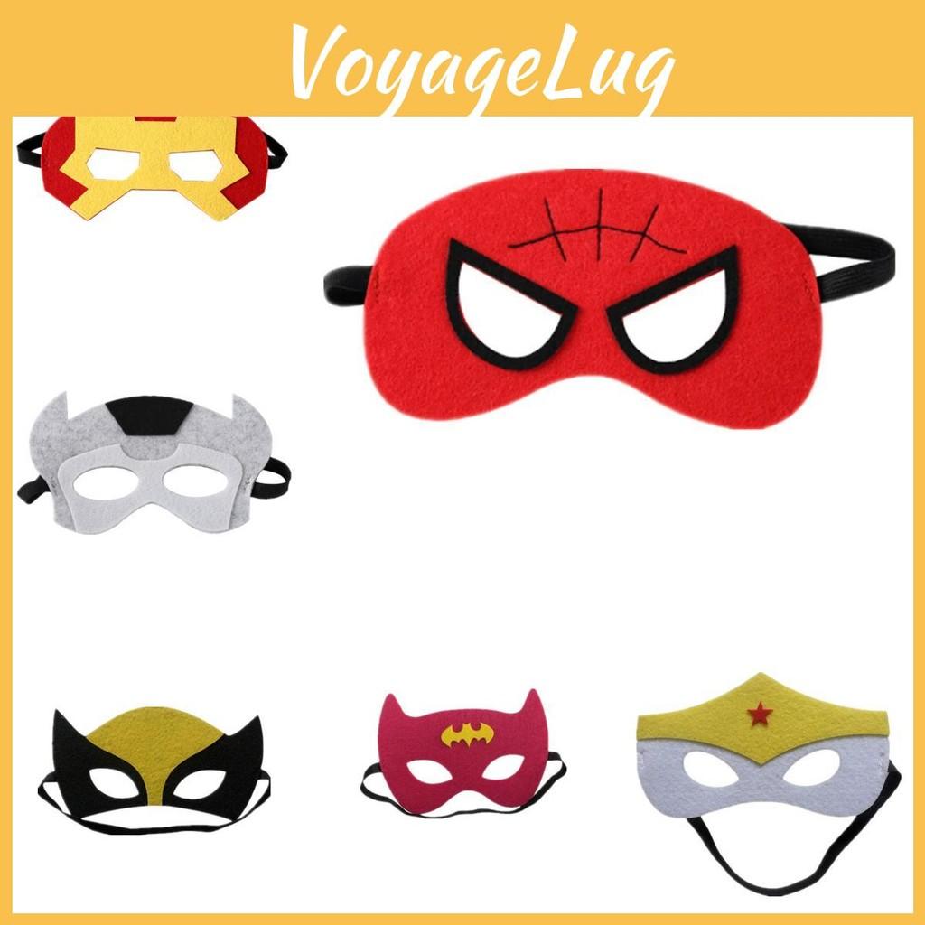 Spiderbatcosplay Mask Felt Halloween Role Play Performance