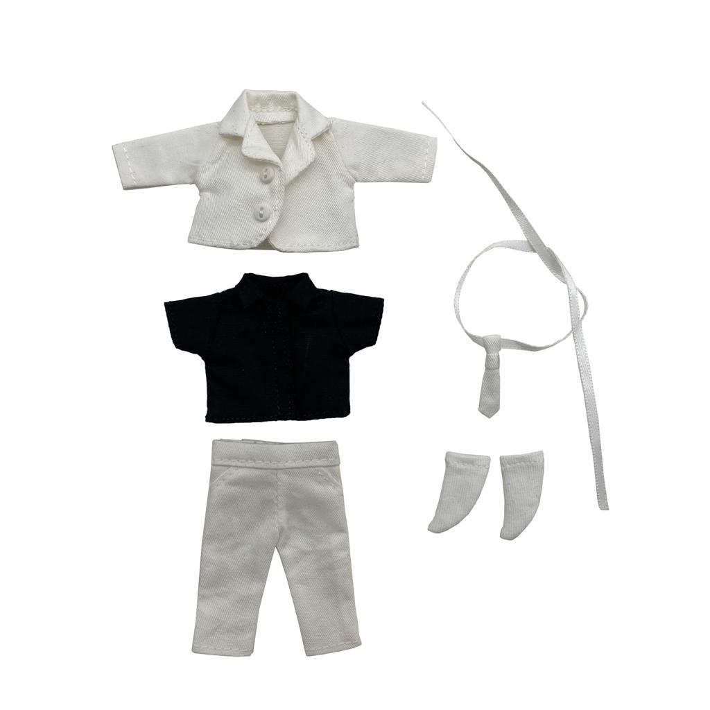 AXLUCE - Obitsu 11 - Clothes - Suit Set - Obitsu Doll - 11cm - OB11 (White)