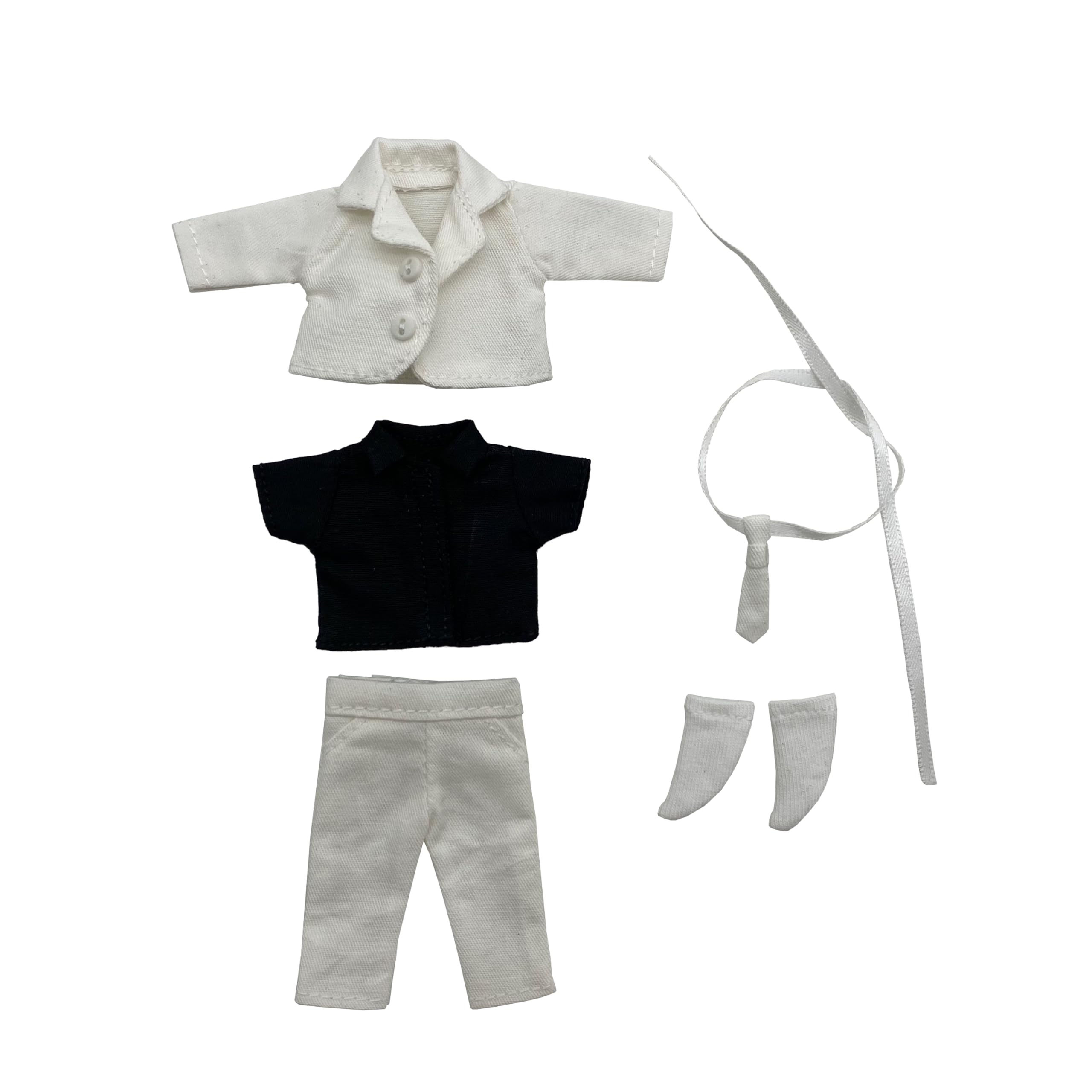 

AXLUCE - Obitsu 11 - Clothes - Suit Set - Obitsu Doll - 11cm - OB11 (White)