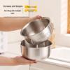 Stainless Steel Kitchen Mixing Bowl and Colander Set