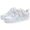 Nike Frozen, First Day Of The New Year Culture Low top Skateboard Shoes GS White Blue BQ5448-100(TeamTwo-S-BOX)