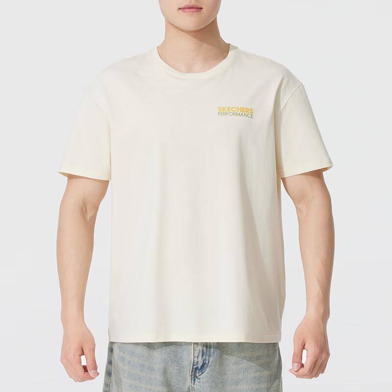 

Skechers Men s Knit Round Neck Short Sleeve T-Shirt S