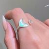 Bohemian Ocean Resort-Style Retro Ring Set: Turtle & Starfish Design