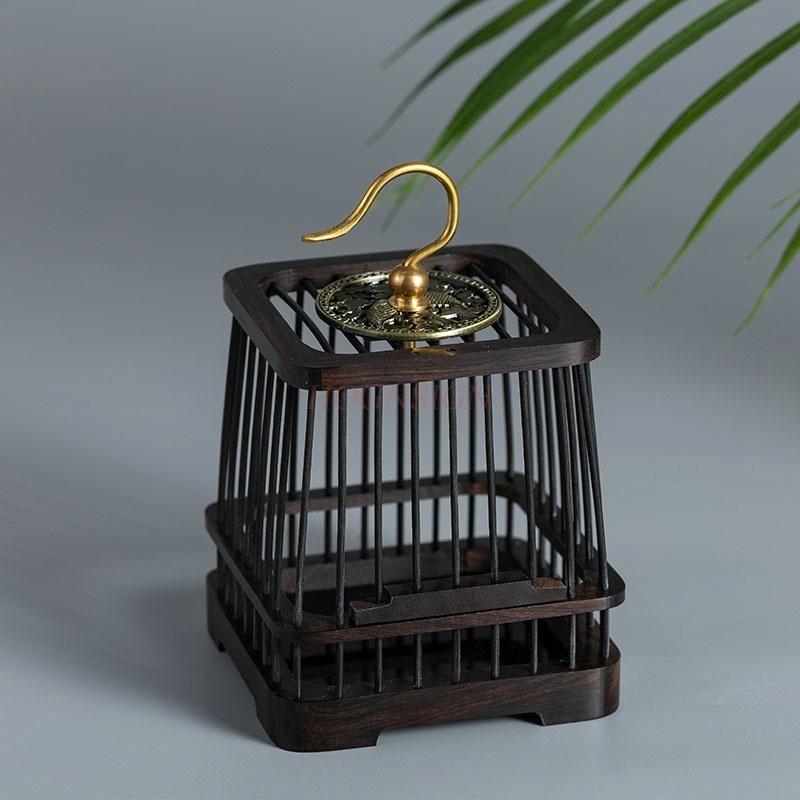 Cicada Cricket Insect Feeding Box Grasshopper Live Insect Cage Handmade Red Sandalwood Package Grasshopper
