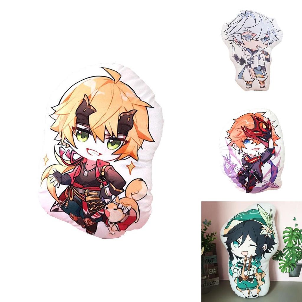 Adorable Genshin Impact Plush Toy Pillow Soft And Comfortable Zhongli Hutao Venti