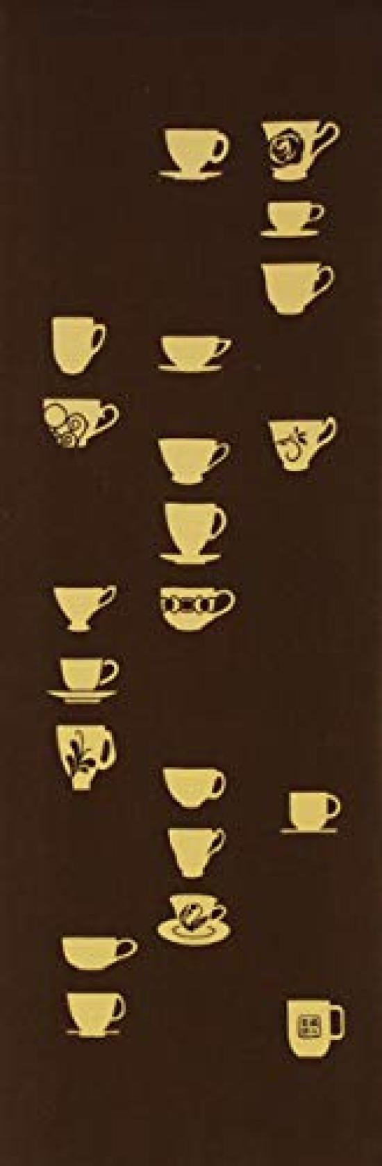 

Dyeing Anbo Hand Towel Love Dark Authentic Made in 35cm x 100cm I Coffee, Brown Dyed, 100% Cotton, Tokuoka, Japan,