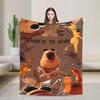 Marcus The Worm Funny Meme Robert Help Blanket  Flannel Vintage Soft Throw Blanket for Home Summer