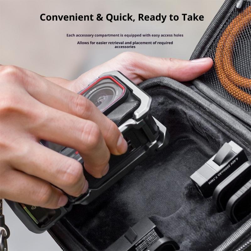 Bolsa de Armazenamento Resistente à Água para Equipamento de Câmera de Uso Pesado Maleta Rígida Resistente a Impactos para Câmera Esportiva Pro2 Bolsa de Transporte