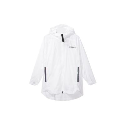 Terrex W Myshelter Windbreaker Outdoor Sport Wasserdichte Jacke mit Kapuze Damenjacke Weiß GN7552