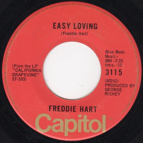 

7inch Record FREDDIE HART - Easy Loving / Brother Bluebird 3115 CAPITOL 1971 Canada Pop Used