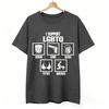 Vintage Men's Funny I Support LGBTQ T Shirt Cotton T-shirt 2026 Summer New Women Oversized Streetwear Trendy O-Neck Loose Top