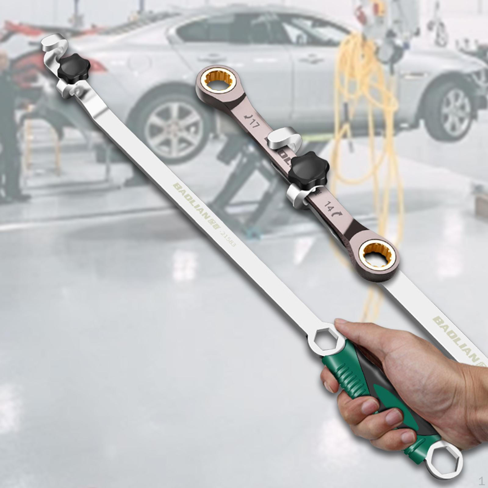 

Long Wrench Extension Tool Adaptor for Difficult Access Areas 40cm